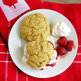 Maple Strawberry Shortcakes