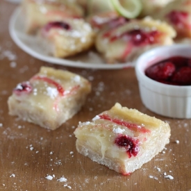 Lime Raspberry Bars