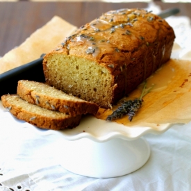 Gluten Free Lavender Pound Cake