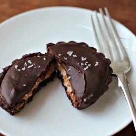 Salted Chocolate Caramel Tarts