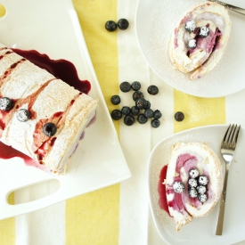 Blueberry Cloud Cake