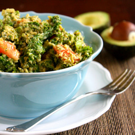 Kale Salad with Chipolte Dressing