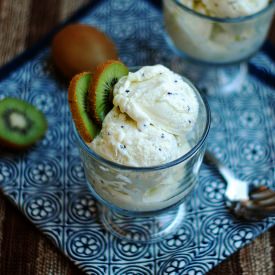 Kiwi Buttermilk Ice Cream