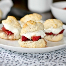 Fancy Strawberry Shortcakes