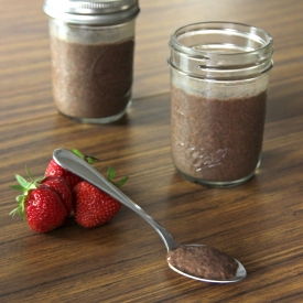 Mint Chocolate Chia Seed Pudding