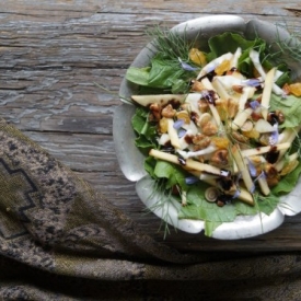 Summer Salad with Turnip, Fennel