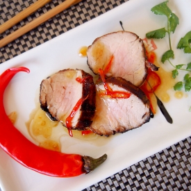 Grilled Pork with Caramel Sauce