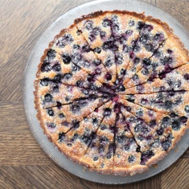 Blueberry Tart with Almond Cream