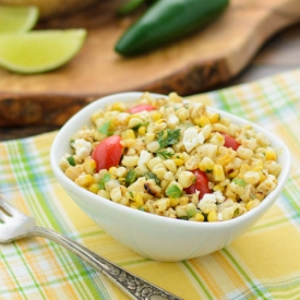 Spicy Grilled Corn Salad