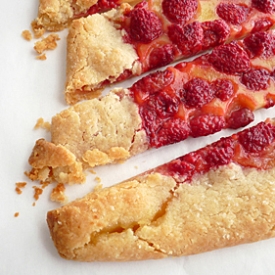 Lemon Raspberry Galette