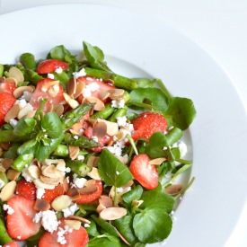 Asparagus & Strawberry Summer Salad