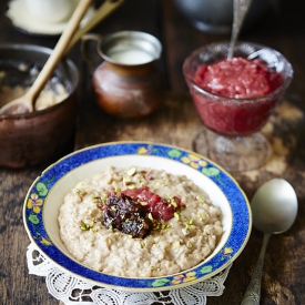 Banana Porridge & Quince Compote