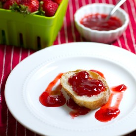 Strawberry White Wine Vinegar Jam