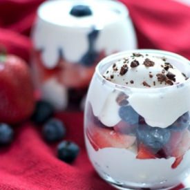 Mini Berry Brownie Trifle