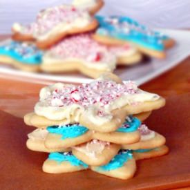 Peppermint Star Cookies