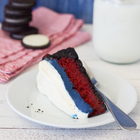 Red Velvet Mississippi Mud Pie