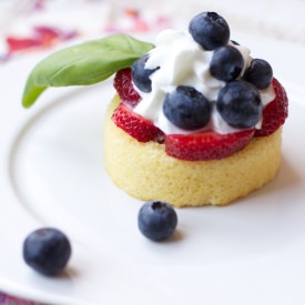 Berry & Basil Shortcake