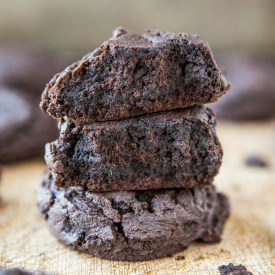 Dark Choc Dark Brown Sugar Cookies