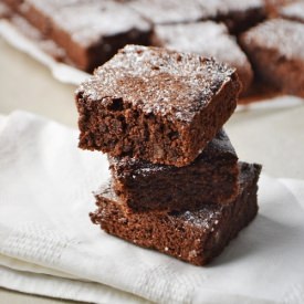 Chocolate Coffee Walnut Brownies