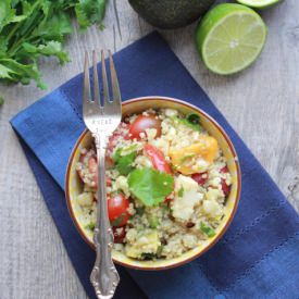 Corn, Quinoa & Avocado Salad