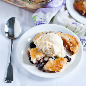 Blackberry Peach Cobbler