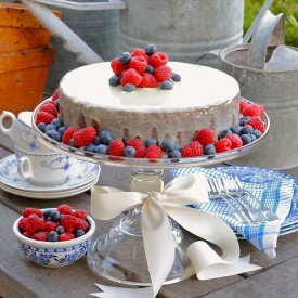 White Chocolate Mud Cake