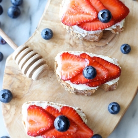 Patriotic Crostini