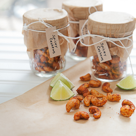 Spicy Roasted Cashews