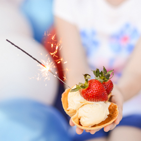 Waffle Cone Ice Cream Bowl