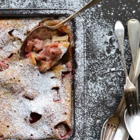 Rhubarb Clafoutis