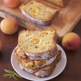 Skinny Apricot Loaf Cake