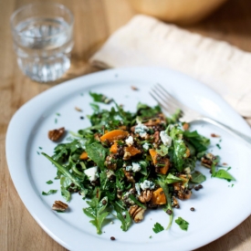 Lentil Salad with Apricots & Pecans