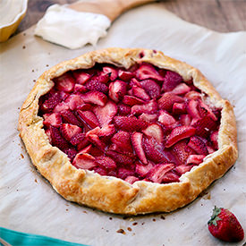 Fresh Strawberry Galette