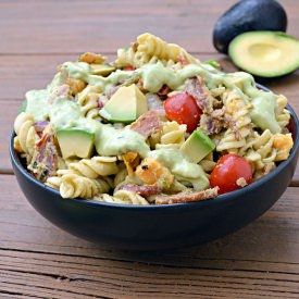 Avocado Bacon Pasta Salad