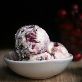 Roasted Cherry & Ganache Ice Cream