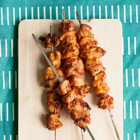 Sambal Chicken Skewers