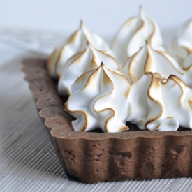 Chocolate Caramel Tart w/ Meringue