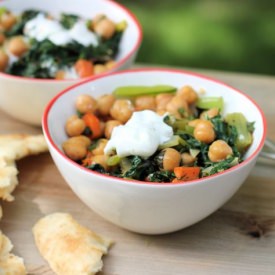 Chickpea and Chard Saute