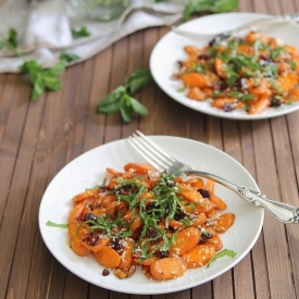 Coconut Roasted Carrot Salad