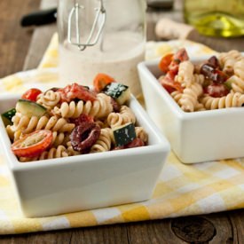 Creamy Greek Pasta Salad