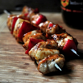 Southwest Chicken Kebabs