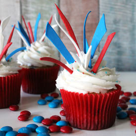 Firecracker Cupcake