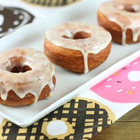 Brioche Doughnuts with Orange Glaze