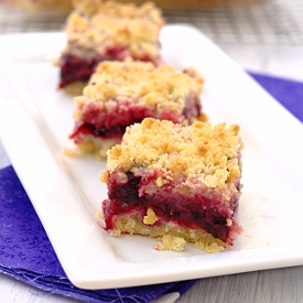 Blackberry Crumb Bars