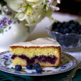 Blueberry Surprise Cake