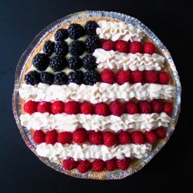 Patriotic Banana Cream Pie