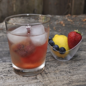 Fruity 4th of July Ice Cubes