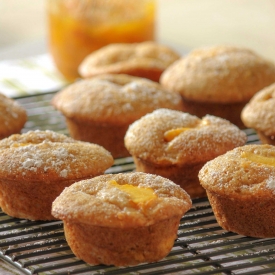 Peach Cobbler Muffins