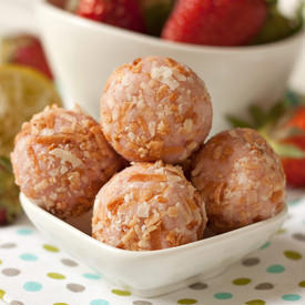 Strawberry Lime Truffles