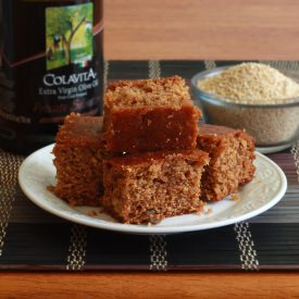 Honey Olive Quinoa Cake